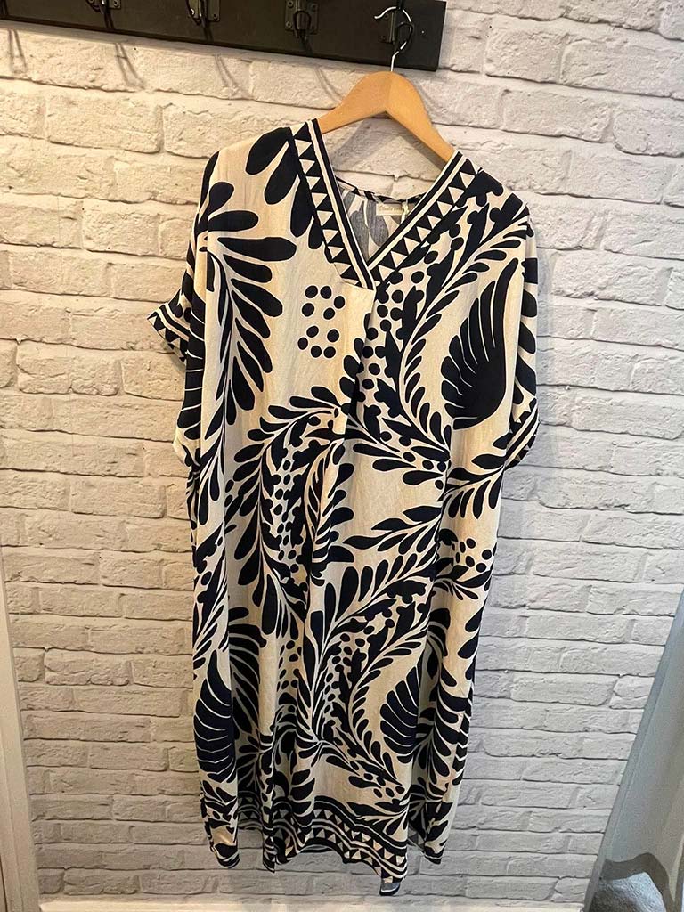 Laurel Midi Dress - Navy