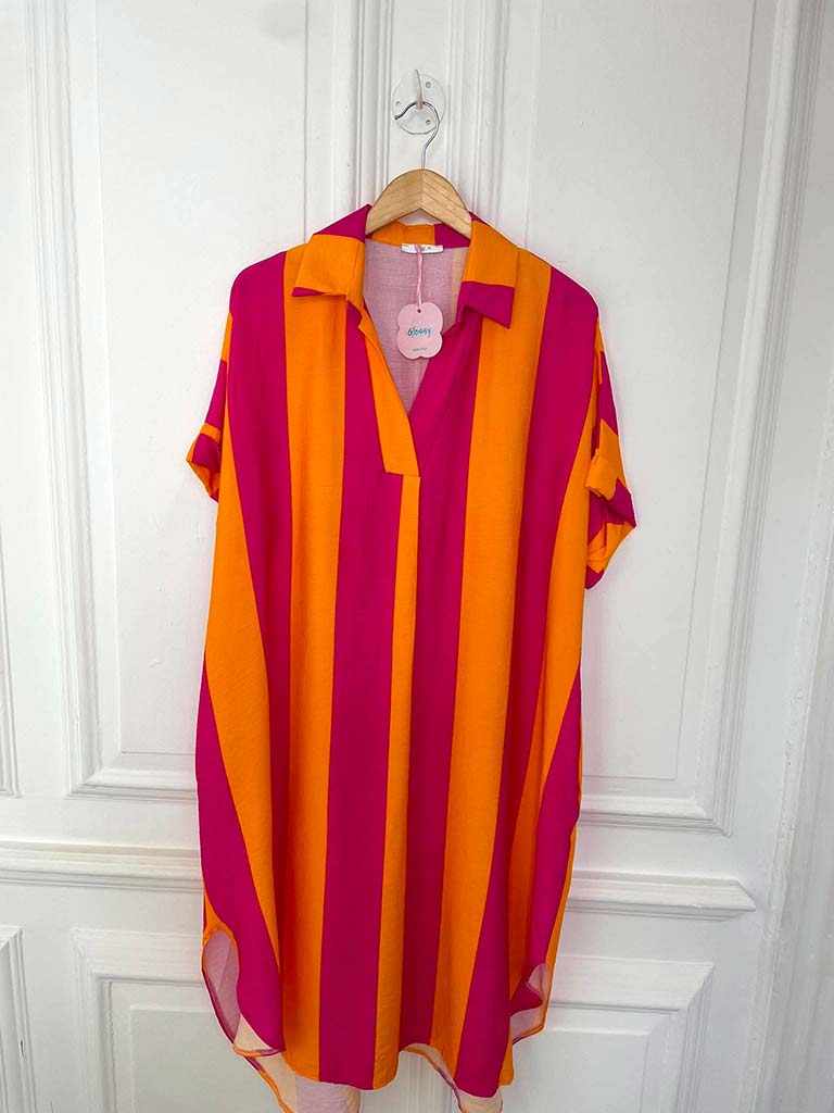 Candy Stripe Pocket Dress