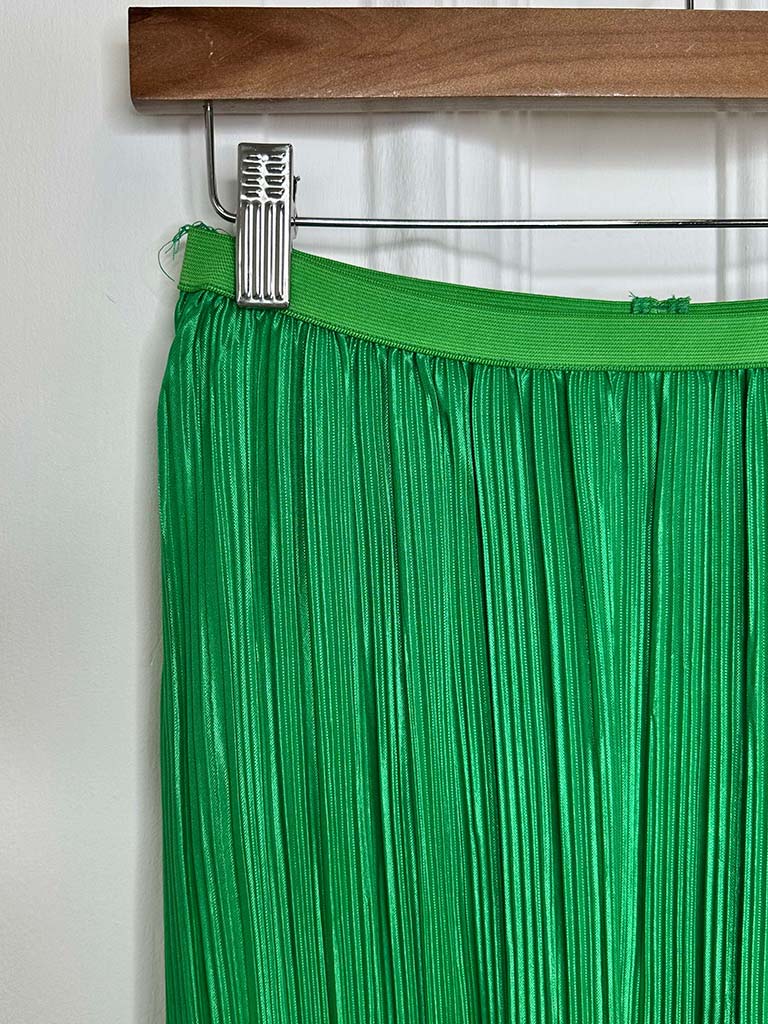 Pleated Maxi Skirt - Clover