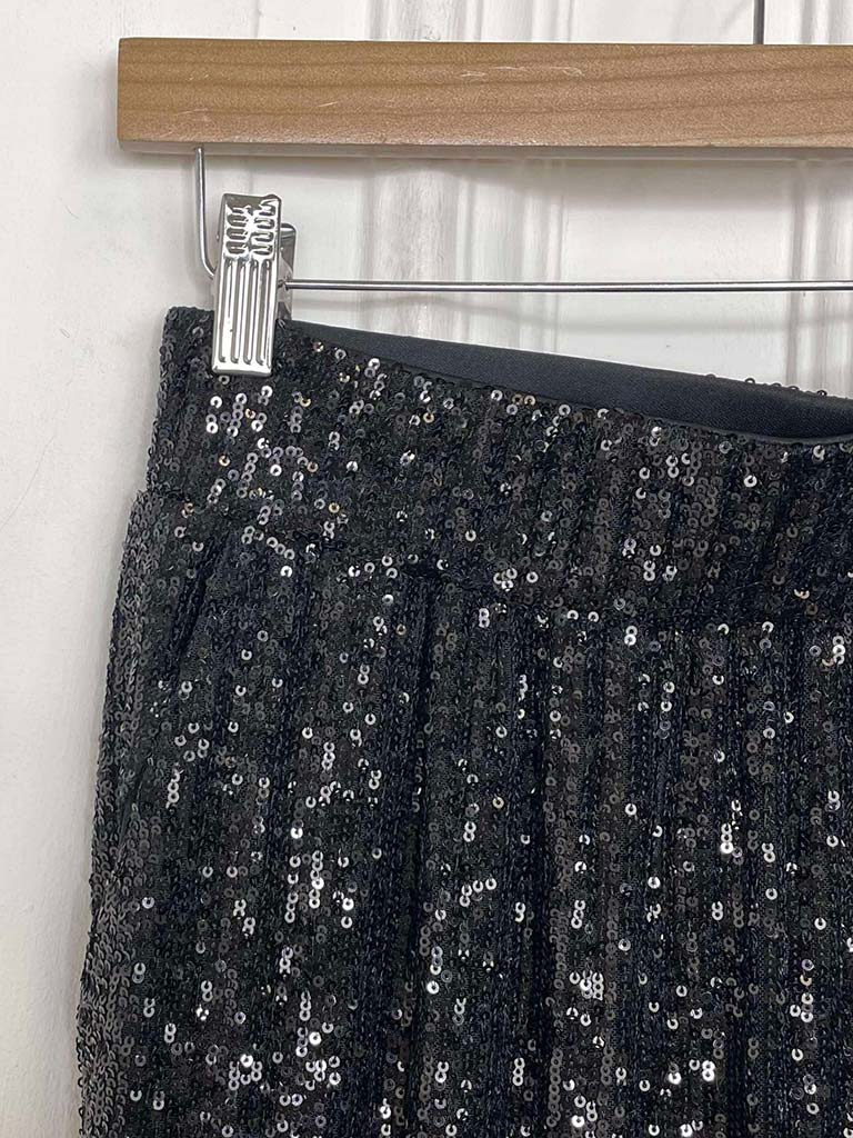 Ombré Sequin Flared Trousers