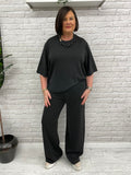 Soya Concept Andine Shimmer Trousers - Black