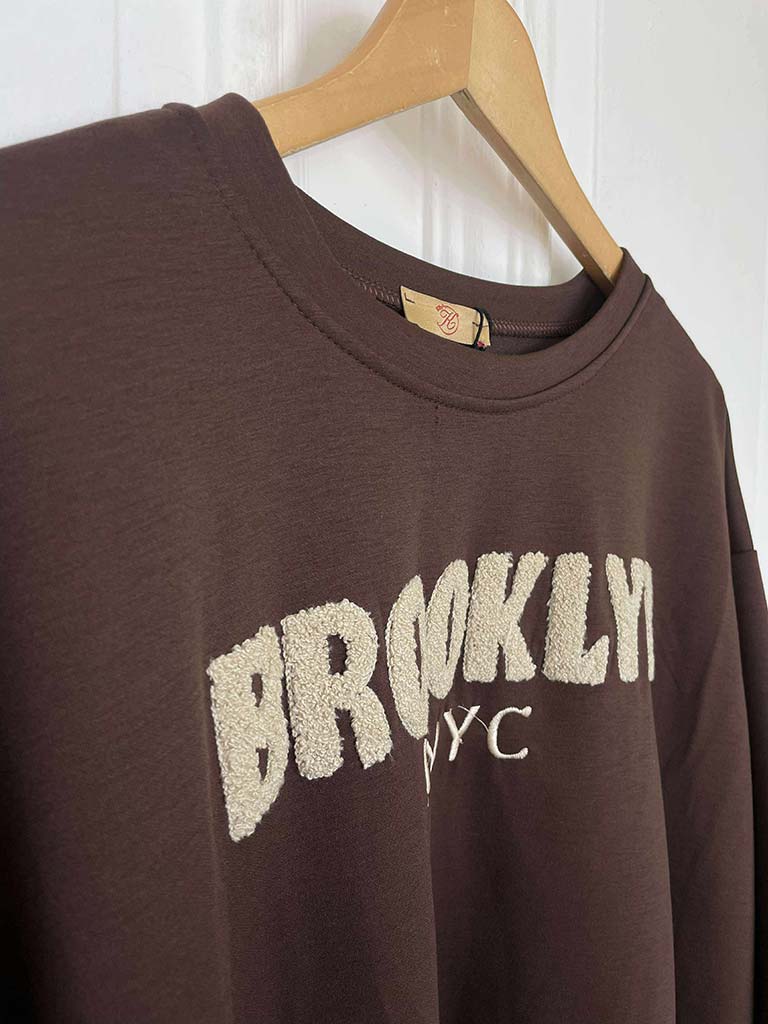 Brooklyn Sweatshirt - Chocolate