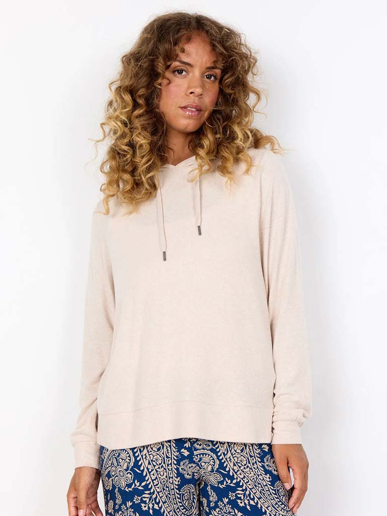 Soya Concept Biara Cosy Hoodie - Stone