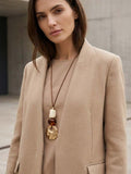 Envy Triple Pendant Necklace - Gold