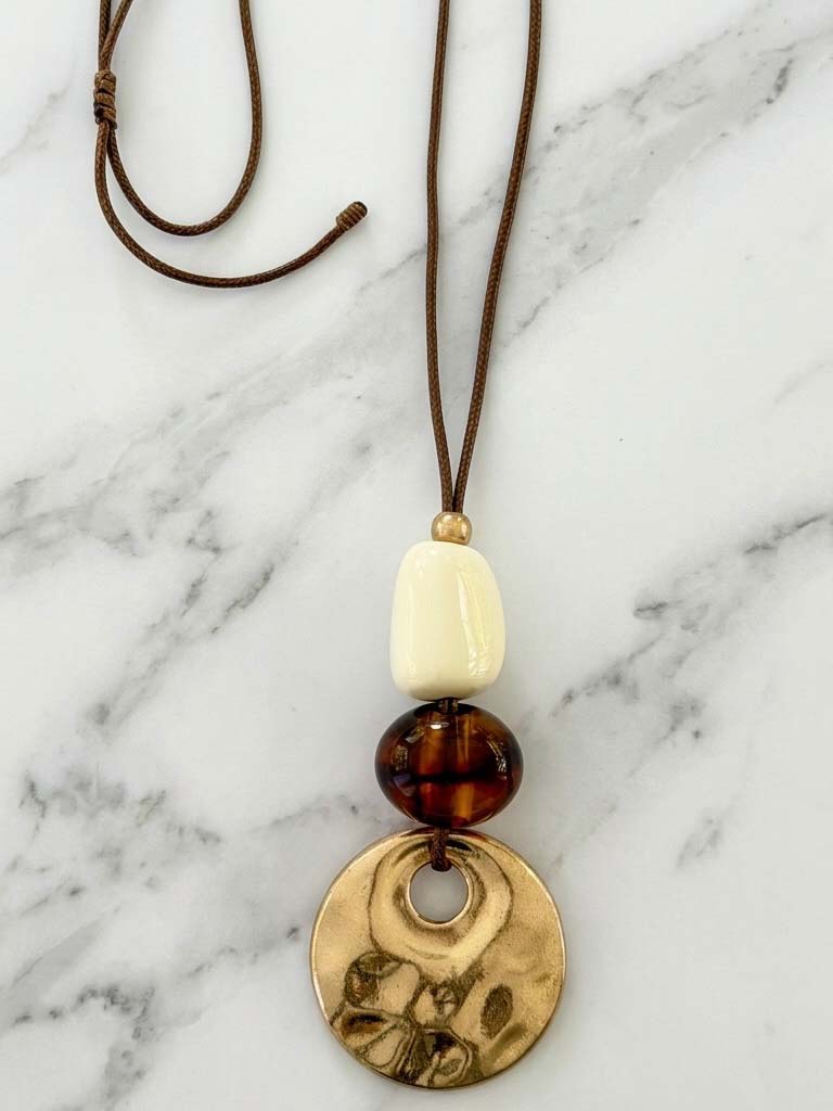 Envy Triple Pendant Necklace - Gold