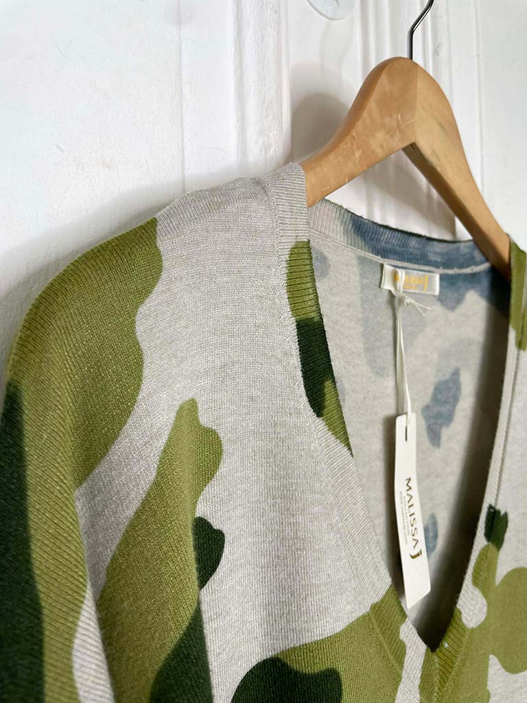 Malissa J Camo Knit - Khaki
