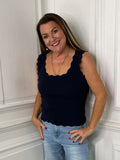 Diamond Edge Vest - Navy