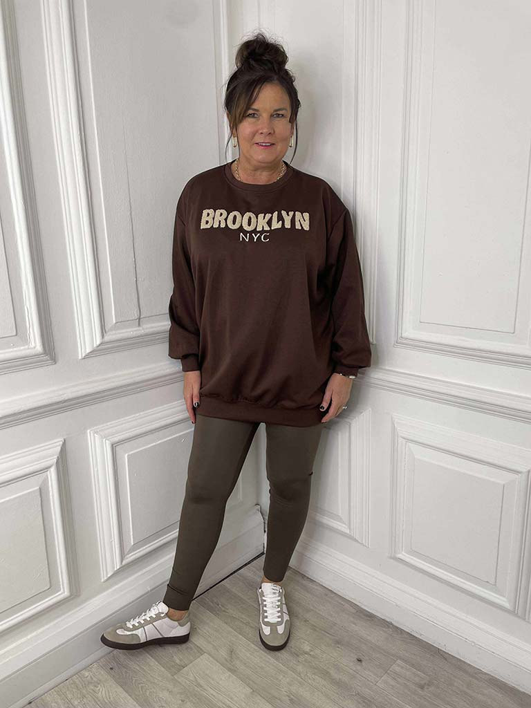 Brooklyn Sweatshirt - Chocolate