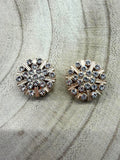 Starburst Button Covers - Gold