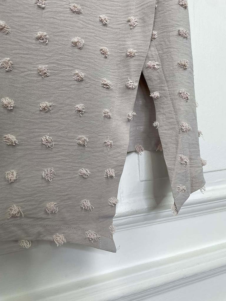 Malissa J Dobby Dot Top - Stone