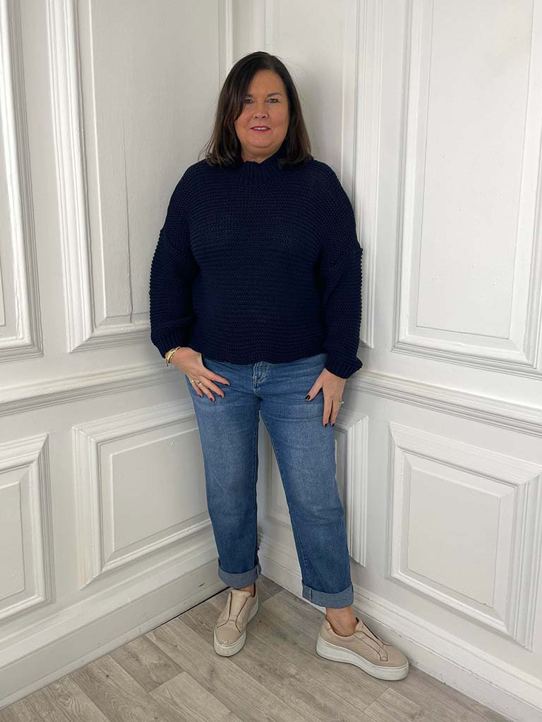 Fisherman Knit - Navy