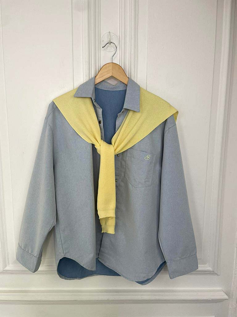 Denim Shacket - Pale Denim