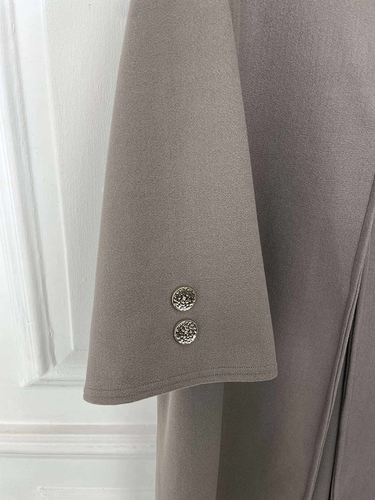 A-Line Overcoat - Taupe