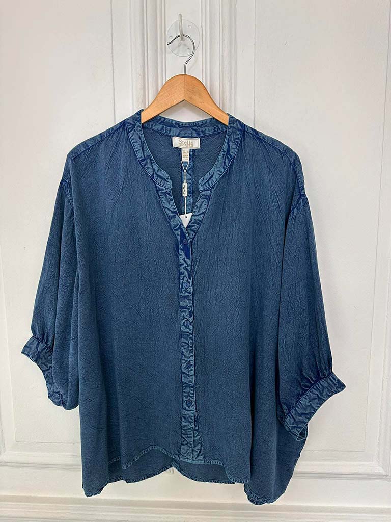 Vintage Wash Boho Blouse