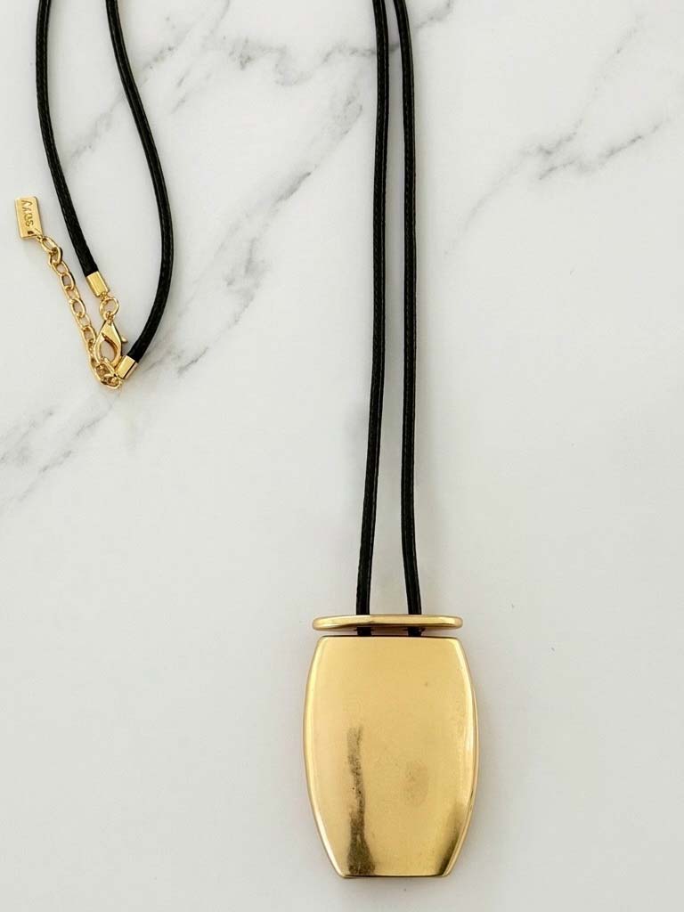 Envy Statement Pendant Necklace - Gold
