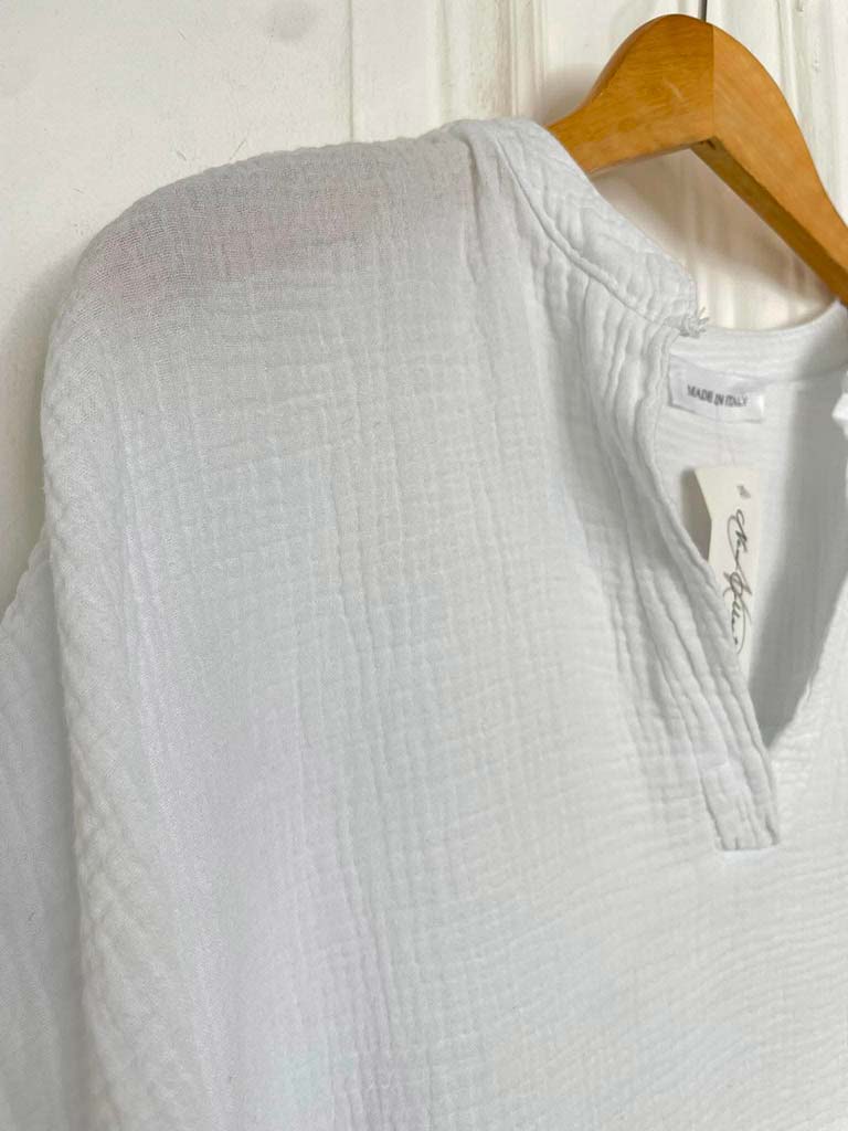 Cloud Cotton Artist Top - White