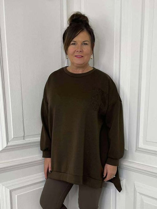 Love Sweatshirt -Chocolate