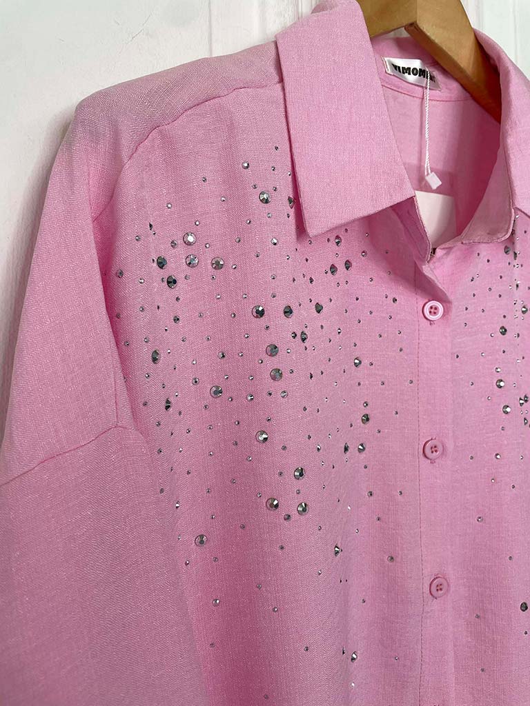 Studded Classic Shirt - Sugar