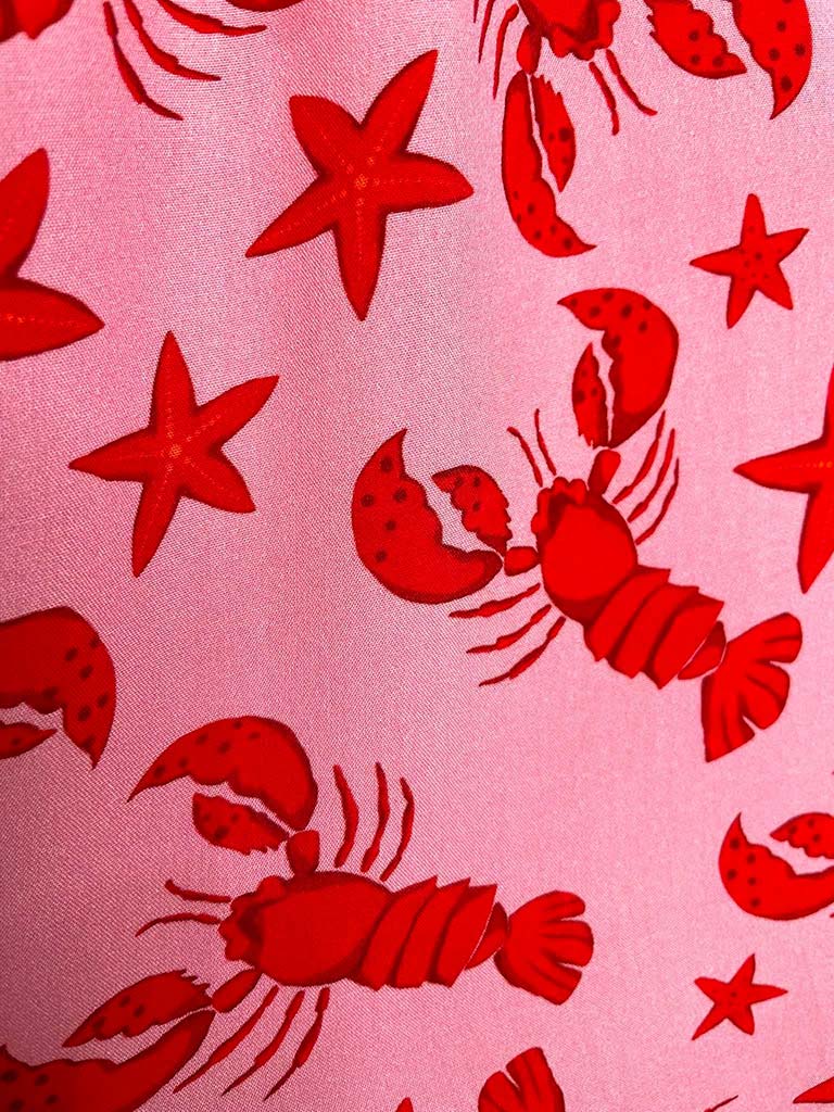 Kitsch Patterned Palazzos - Starfish & Lobster