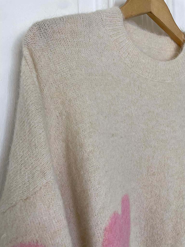 Supersoft Heart Knit - Stone