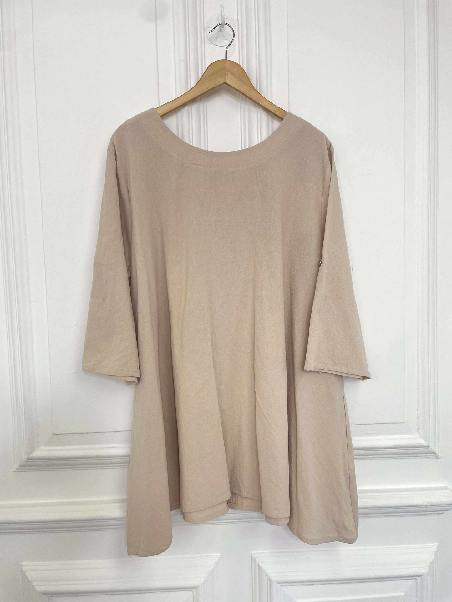 Cotton Swing Tunic - Stone
