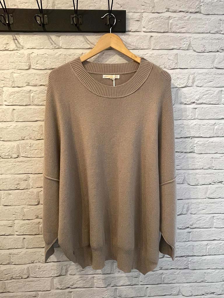 Malissa J Chunky Knit - Mushroom