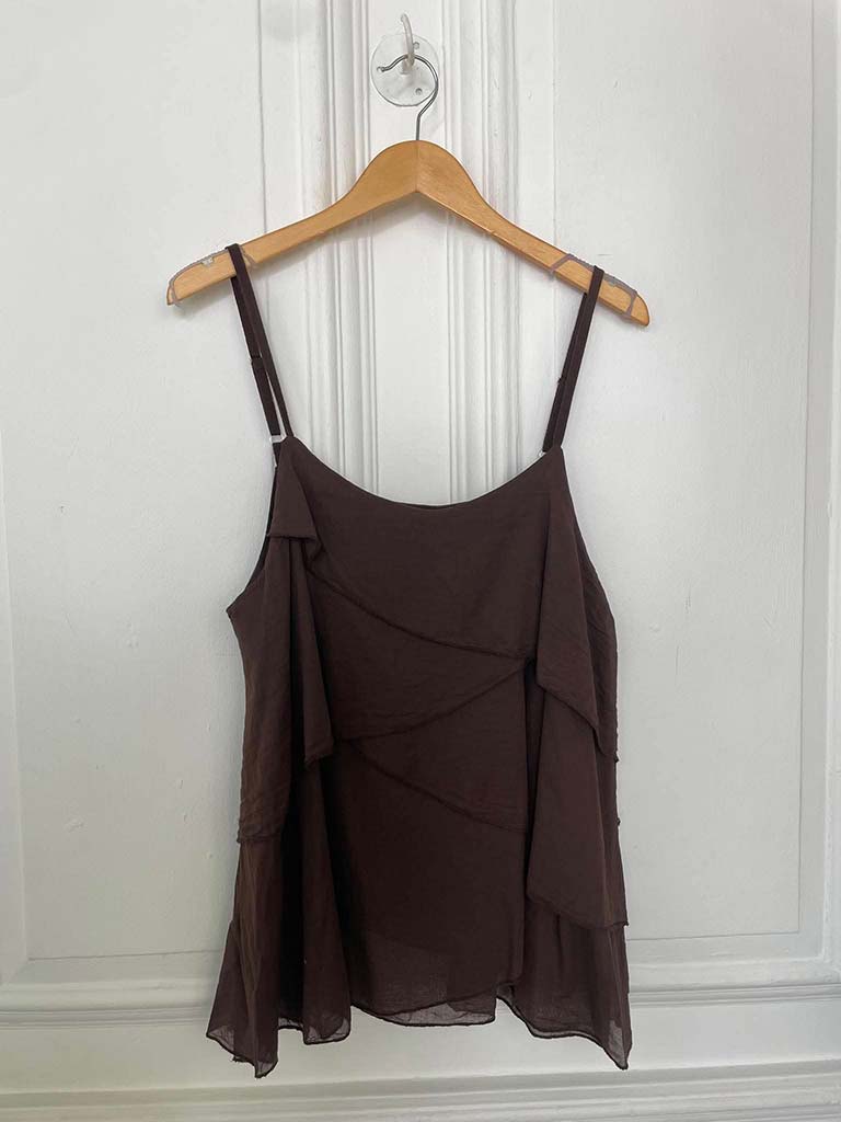 Layered Cami Top - Chocolate