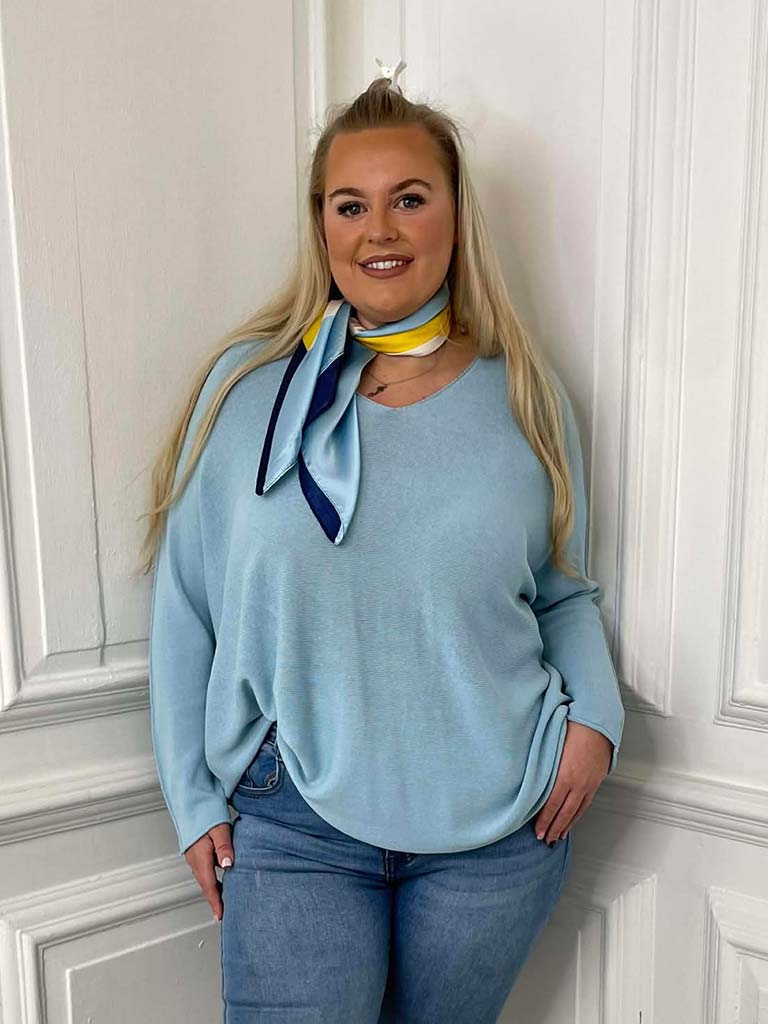 Silk Feel Neckerchief - Block Abstract