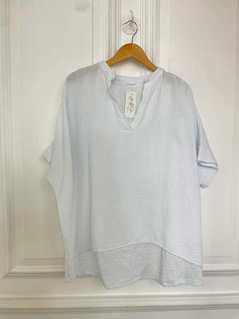 Cloud Cotton Artist Top - White