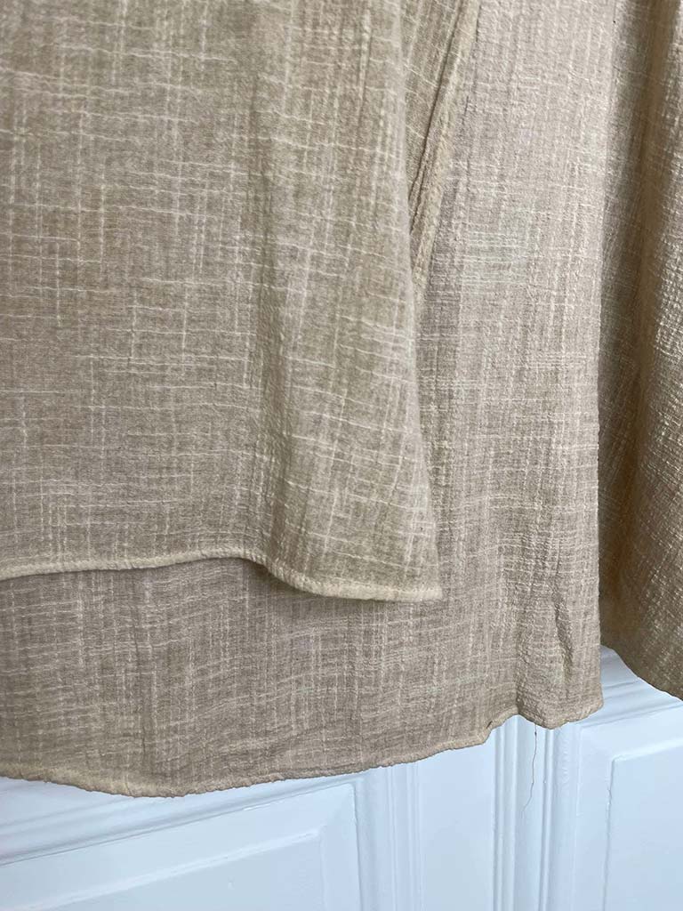 Vintage Wrap Skirt - Sand
