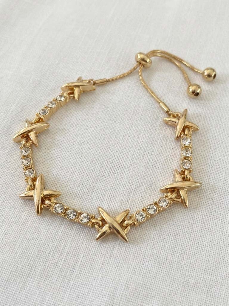 Envy X Gem Bracelet - Gold