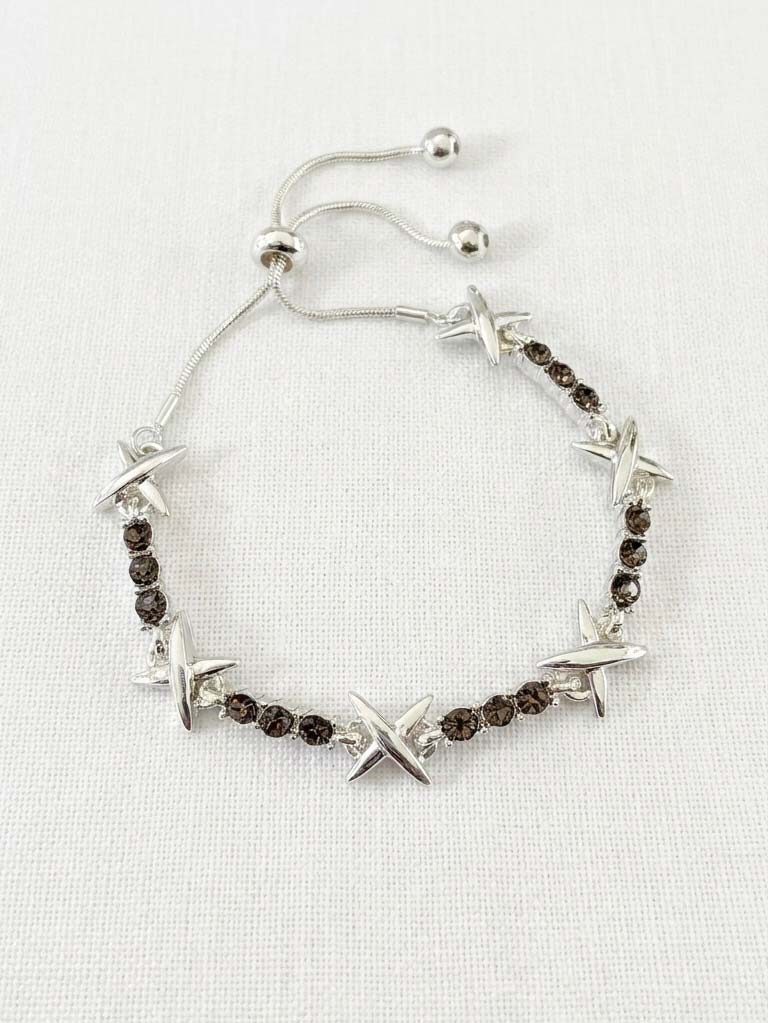 Envy X Gem Bracelet - Silver