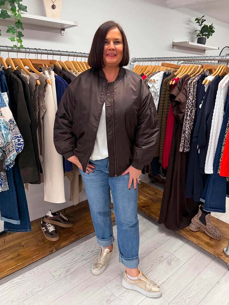 Vero Moda Bomber Jacket - Chocolate