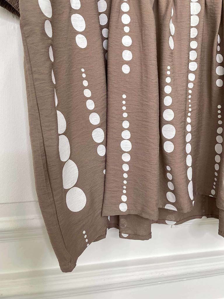 Malissa J Spot Top - Mushroom