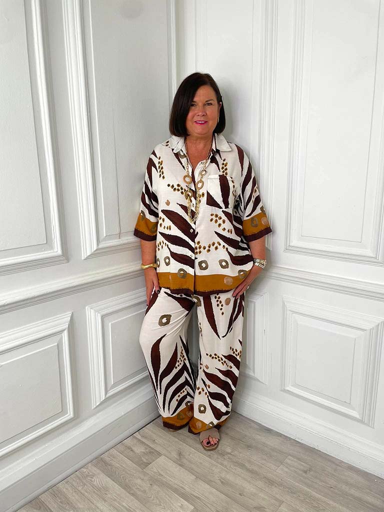 Serengeti Shirt & Palazzo Co-ord