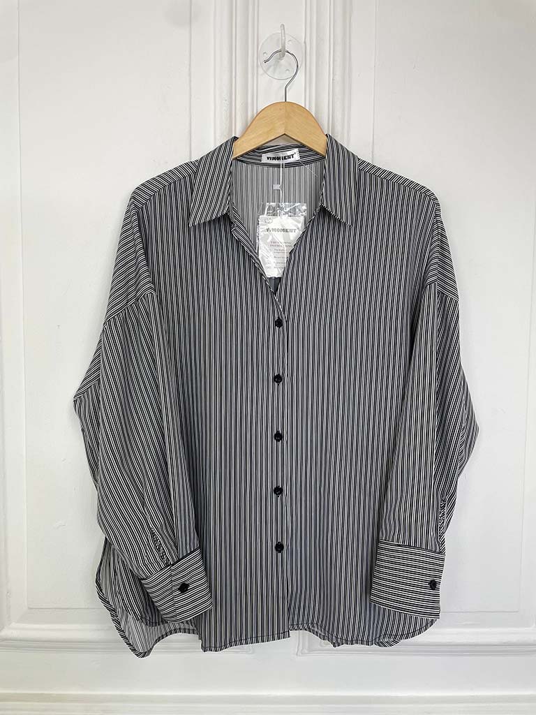 Classic Stripe Shirt - Black