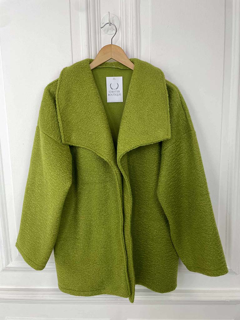 Boucle Jacket - Lime