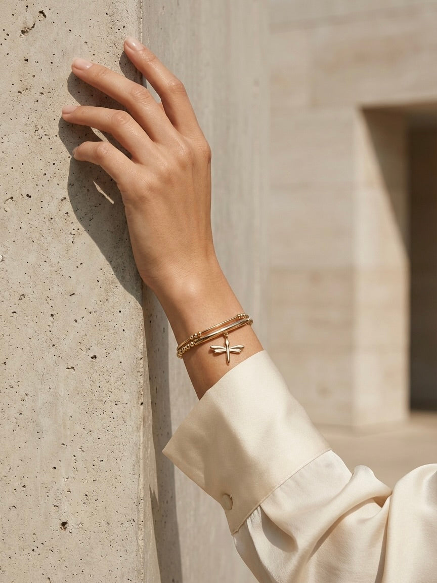 Envy Dragonfly Bracelet - Gold