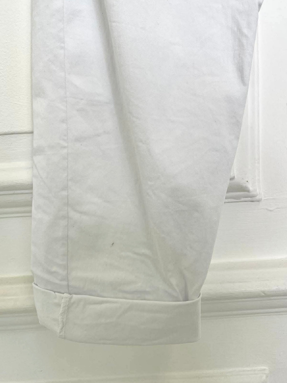 Stretchy Casual Trousers - White