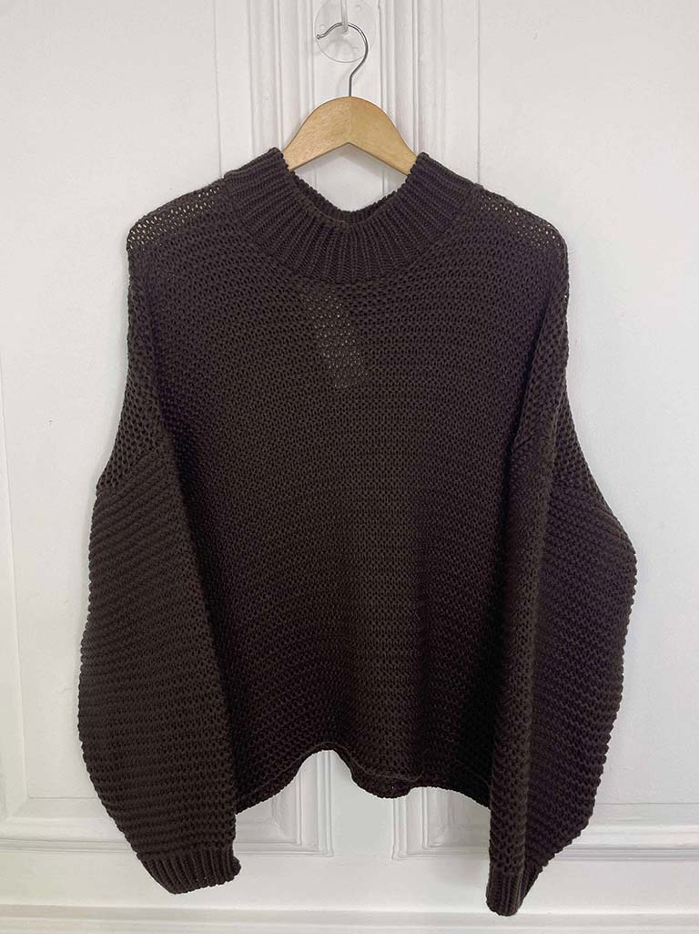 Fisherman Knit - Chocolate