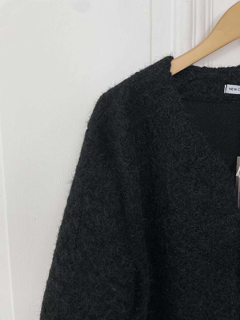 Boucle Corsage Jacket - Black