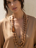 Envy Chunky Jewel Detail Necklace - Gold