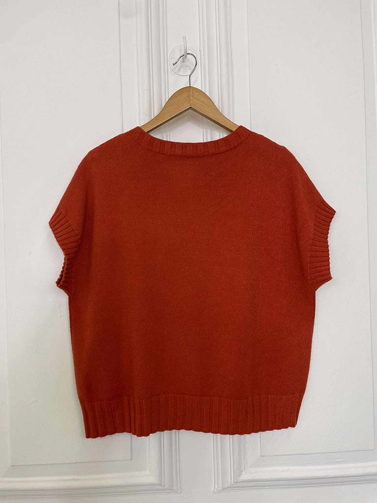 Tank Knit - Burnt Orange