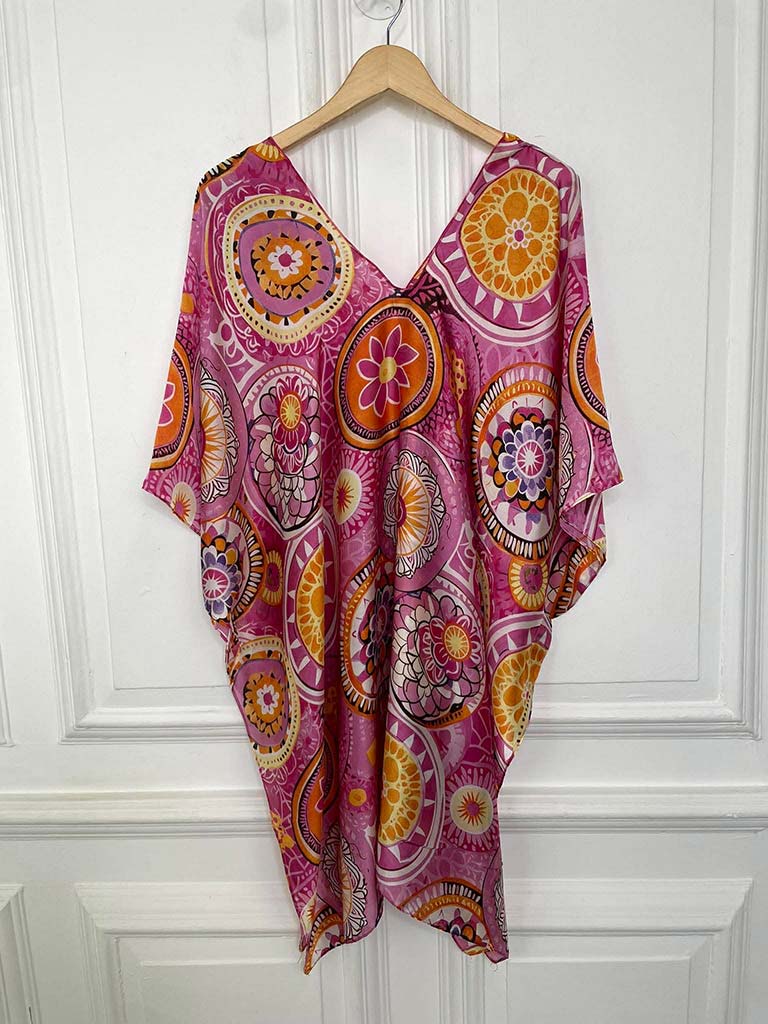 Malissa J Tile Kaftan - Pink