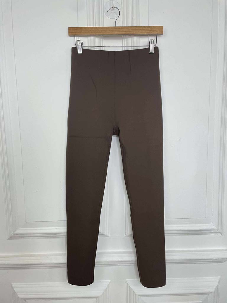 Luxe Scuba Leggings - Truffle