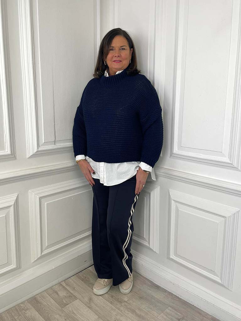 Fisherman Knit - Navy