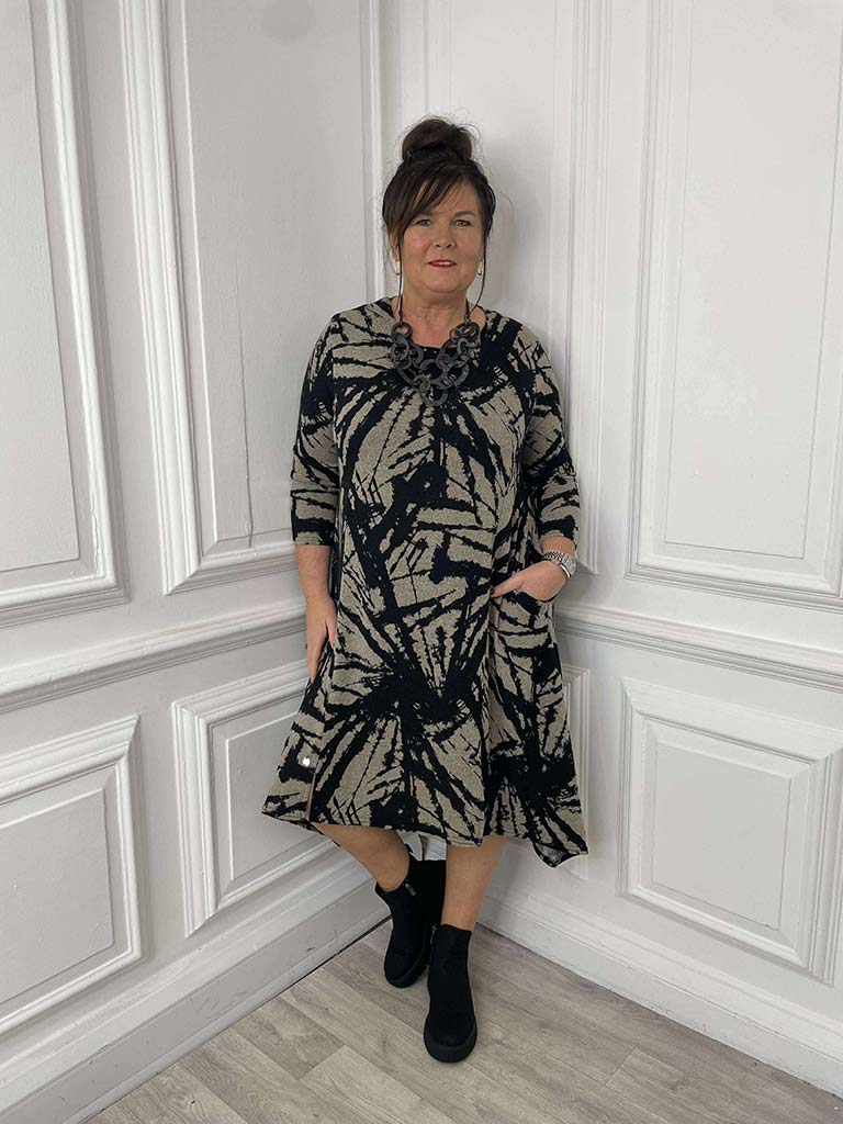 Malissa J Fragment Swing Dress