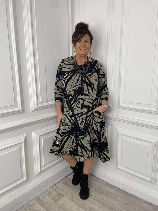 Malissa J Fragment Swing Dress