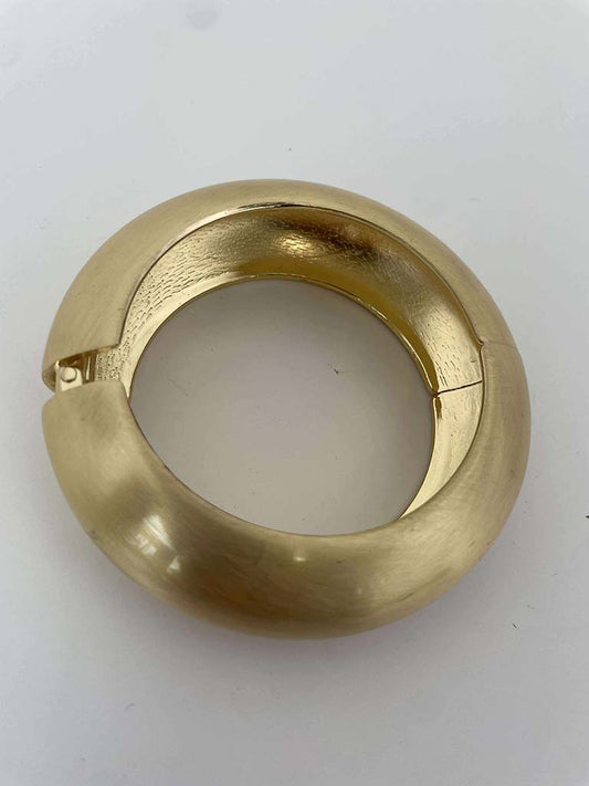 Brushed Gold Bangle