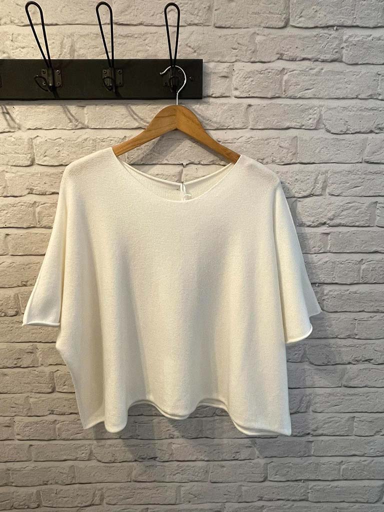 Boxy Knit - Winter White